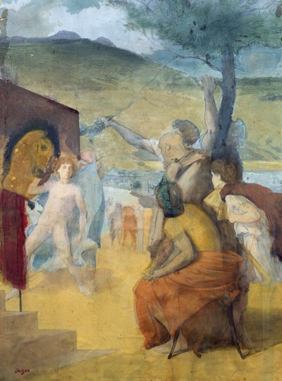 Study for Classical Painting by Edgar Degas